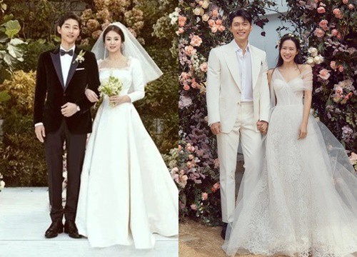 Đến ảnh cưới của Hyun Bin - Son Ye Jin và Song Song cũng na ná nhau, nhưng biểu cảm nhân vật chính lại khác một trời một vực