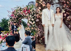 HOT: Hyun Bin trao nhẫn cho Son Ye Jin trong khung cảnh cưới ngoài trời đẹp như truyện cổ tích