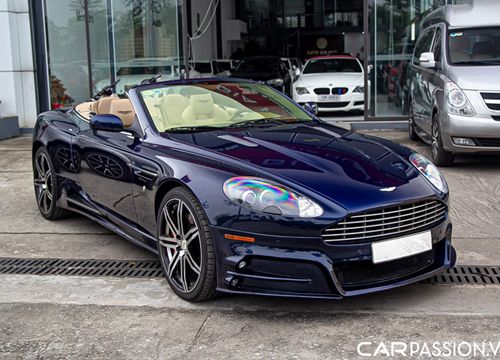 "Soi" Aston Martin DB9 Volante độ Mansory hơn 13 tuổi tại Việt Nam