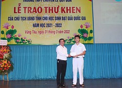 Tuyên dương 39 học sinh đạt giải trong kỳ thi học sinh giỏi quốc gia