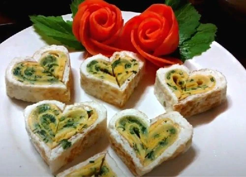 3 cách làm trứng cuộn trái tim đẹp mắt hấp dẫn dễ làm tặng phái nữ