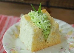 Cách làm bánh bông lan thiên thần - Angel cake cốt dừa thơm ngon
