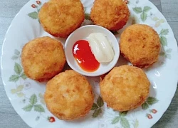 Cách làm bánh gà phô mai bằng nồi chiên không dầu thơm nức ai cũng mê