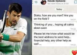 Djokovic yêu cầu hỗ trợ đồng nghiệp Ukraine cầm vũ khí