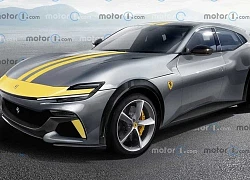'Photoshop' Ferrari Purosangue để nhìn ra thiết kế tổng thể: Roma cỡ lớn, có đủ sức cạnh tranh Lamborghini Urus?