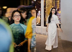 Phương Mỹ Chi duyên dáng trên khấu Lễ hội Áo dài Thành phố Hồ Chí Minh 2022