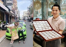 SỐC: Đại gia Cần Thơ mua bó hoa làm từ 99 viên kim cương dịp 8/3, chủ shop vừa chốt đơn vừa "tụt 10 đơn vị huyết áp"