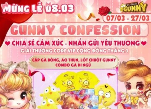 "Gunny confession" góc cảm xúc dành cho game thủ Gunny PC