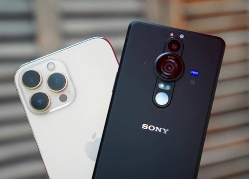 Sony Xperia Pro-I đọ dáng iPhone 13 Pro Max