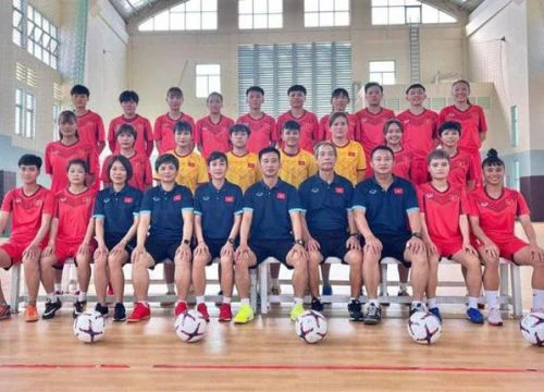 Tuyển nữ futsal Việt Nam hội quân chuẩn bị cho SEA Games 31