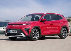 Xem trước thiết kế Hyundai Kona 2023: Thừa hưởng nhiều nét từ đàn anh Santa Fe