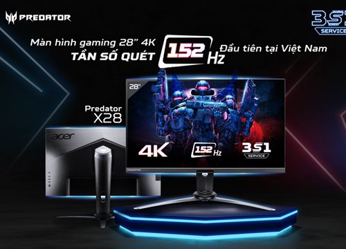 Acer giới thiệu màn hình Predator X28 dành cho game thủ hardcore giá 60 triệu