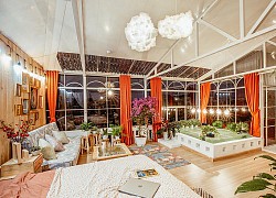 Biến sân thượng thành căn penthouse view siêu đỉnh, hồ cá Koi chơi vơi giữa trời