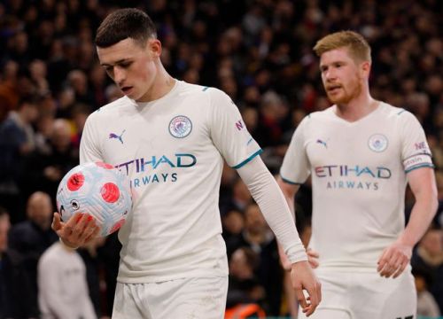 Man City bị Crystal Palace cầm hòa