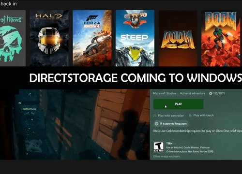 Microsoft đưa tính năng xịn sò DirectStorage lên PC, mở ra kỷ nguyên mới cho tốc độ tải game siêu nhanh