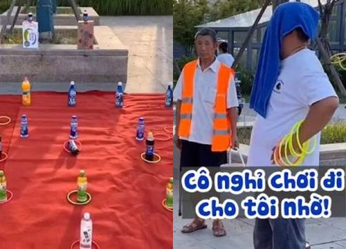 Ông chủ 'xanh mặt' với nữ cao thủ ném vòng bách phát bách trúng