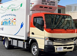 Xe tải đông lạnh chạy bằng điện đầu tiên của Mitsubishi Fuso