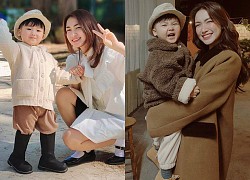 Bộ ảnh "Bo cùng mẹ đi khắp thế gian" của Hòa Minzy và quý tử