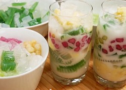 Cách làm chè bánh lọt hạt lựu thơm béo, mát lạnh tại nhà