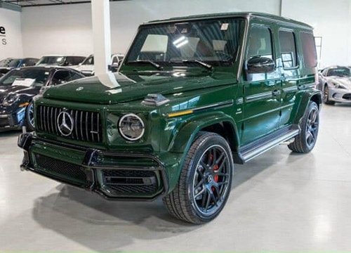 Cận cảnh Mercedes-AMG G63 2022 màu hiếm hơn 14 tỷ tại Việt Nam