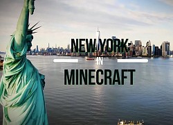 Gần 3000 game thủ chung tay xây thành phố New York tỷ lệ 1:1 trong Minecraft