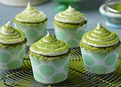 Hướng dẫn cách làm cupcake trà xanh mềm xốp đơn giản tại nhà