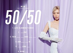 MIN hé lộ tracklist album đầu tay, khán giả liền trổ tài điền vào chỗ trống