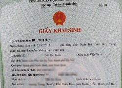 Vợ "cầu cứu" vì chồng làm giấy khai sinh cho con gái với cái tên không giống ai