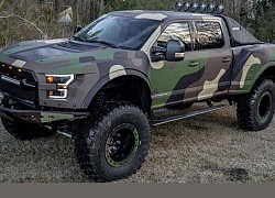 Ford F-250 MegaRaptor 2022 độ quân sự, thừa sức "làm thịt" F-150 Raptor