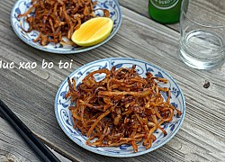 Cách làm mực xào bơ tỏi