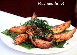 Cách làm mực xào lá lốt thơm phức ngon chuẩn vị