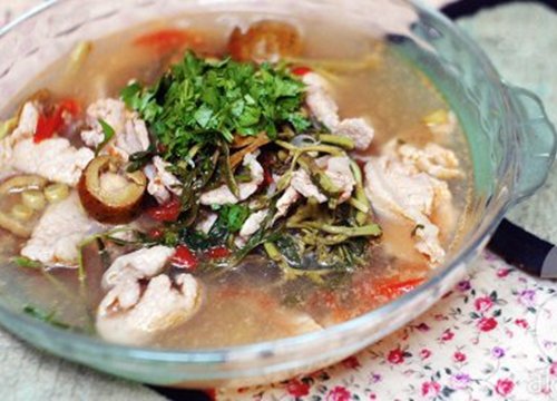 Canh sấu nấu thịt chua ngon hết sảy!