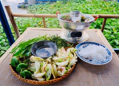 Lẩu bần chua đặc sản Cần Thơ thơm ngon mang hơi thở 'hương đồng gió nội'