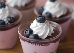 2 cách làm bánh mousse việt quất mướt mịn, ngon tuyệt