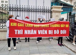 Hà Nội: Đòi được tiền lương, nhân viên y tế vẫn "xuống đường" để giải quyết dứt điểm