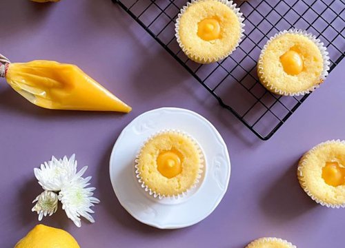 Cách làm Bánh cupcake chanh thơm ngon, đẹp mắt cực đơn giản