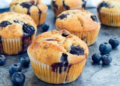 Cách làm bánh muffin việt quất sữa chua ngon ngọt ăn là ghiền