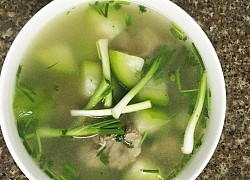 Cách nấu canh bí đao nấu sườn