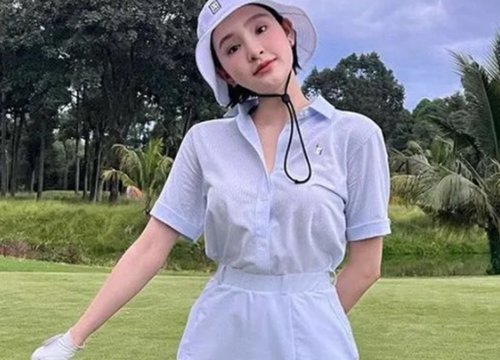 Đâu chỉ Hiền Hồ, hội 'chị em showbiz' cũng nườm nượp lên đồ múa gậy sân golf