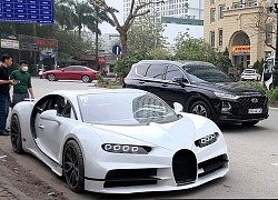 Bugatti Chiron 600 triệu ở Quảng Ninh lần đầu tiên đến Hà Nội