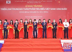 Khai trương triển lãm trưng bày sản phẩm tiêu biểu Việt Nam - Hàn Quốc