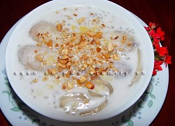 Nấu chè chuối chưng