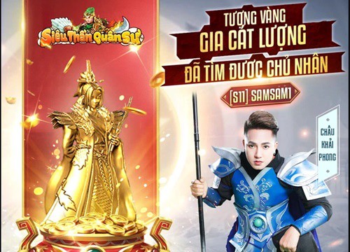 Siêu Thần Quân Sư công bố giải thưởng đua Top, "chơi lớn" tặng cả khối vàng cho game thủ, "bonus" thêm all server còn chưa hết quà