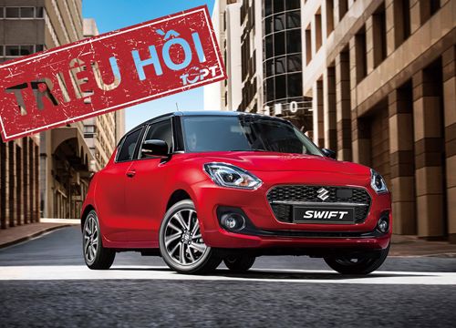 Triệu hồi Suzuki Swift vì hoả hoạn do chập điện