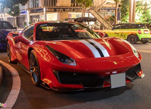 Cận cảnh Ferrari 488 Pista mui cứng đầu tiên tại Việt Nam