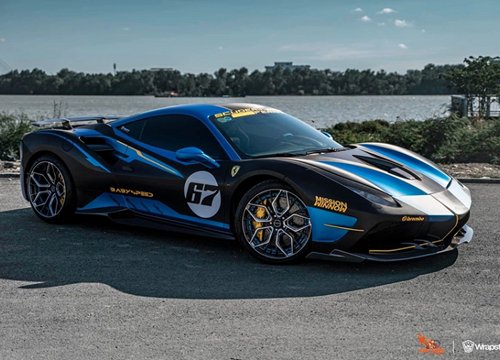 Đại gia An Giang chi hàng trăm triệu đồng "lột xác" Ferrari 488 GTB