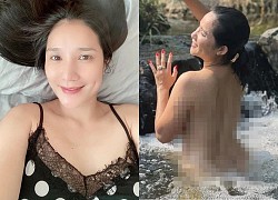 Nữ MC Vbiz bán nude khoe lưng trần tuổi U50, netizen gay gắt đòi hủy theo dõi vì quá táo bạo