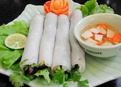 Cách làm phở cuốn, nem cua bể Hải Phòng, chả giò Sài Gòn