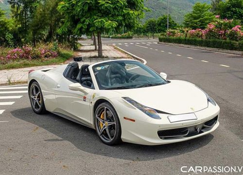 Chiêm ngưỡng Ferrari 458 Spider độ ống xả iPE cả trăm triệu đồng