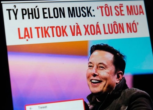 'Elon Musk đòi mua lại và xóa TikTok' là tin giả